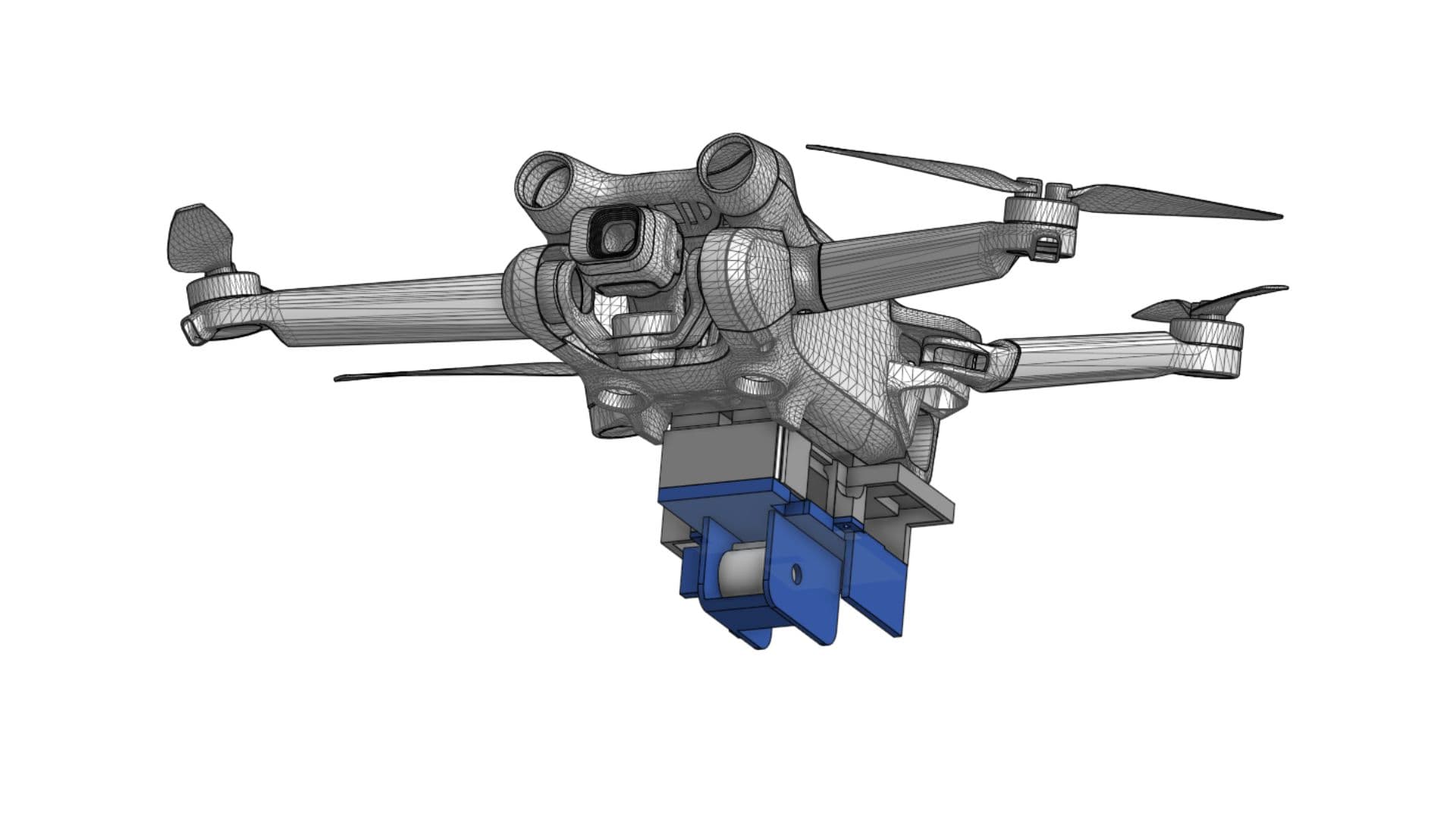 Drone payload system render