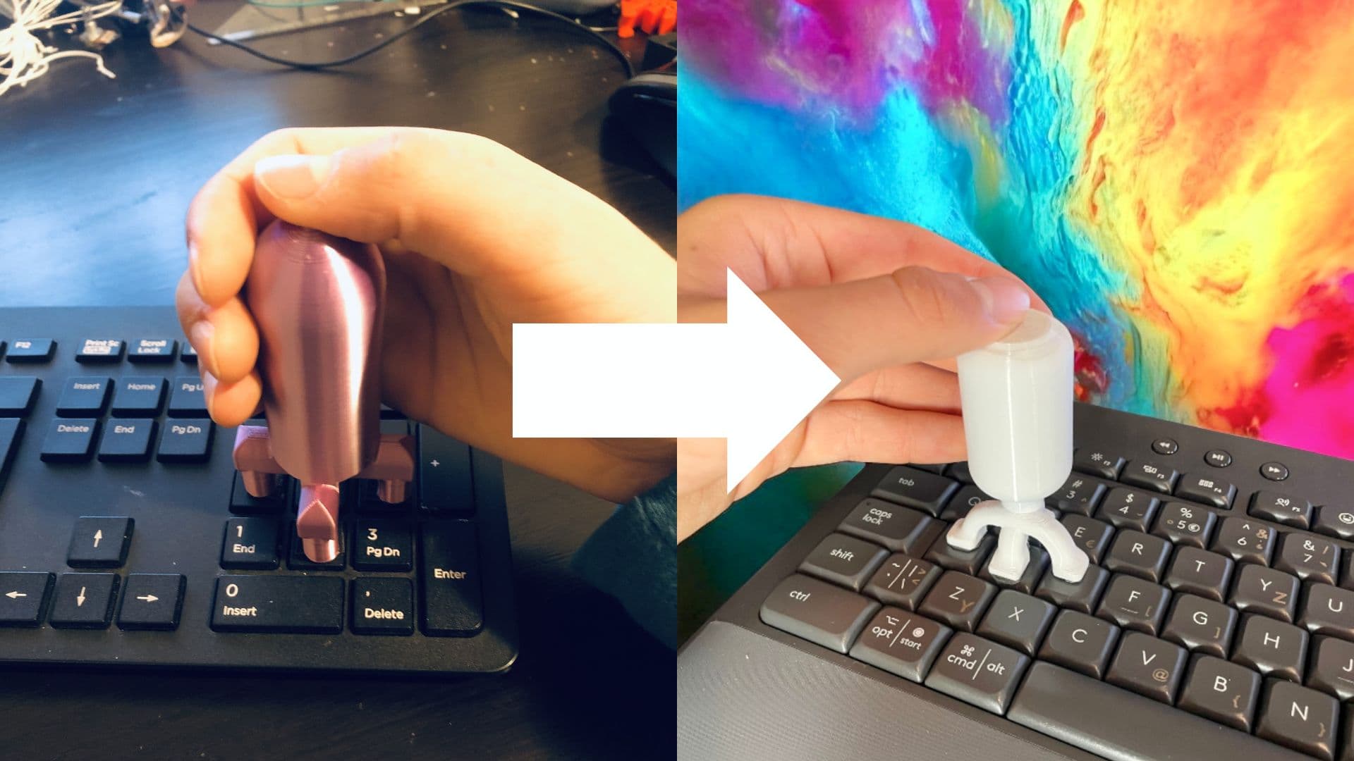 Keyboard joystick development